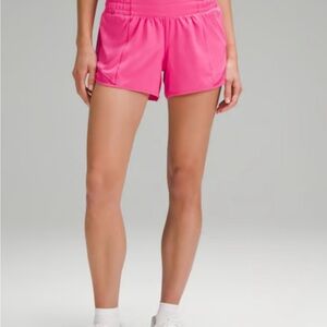 Lululemon Athletica Pink Athletic Shorts Lightweight Breathable